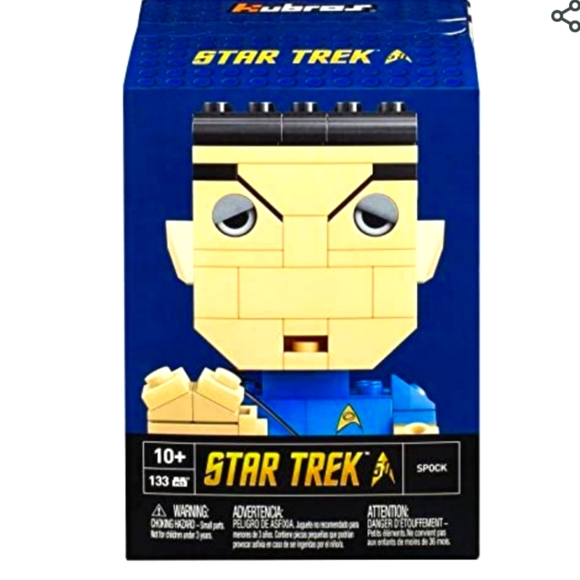kubros Other - Mega Construx Kubros Star Trek Spock Figure - Brand New in Box